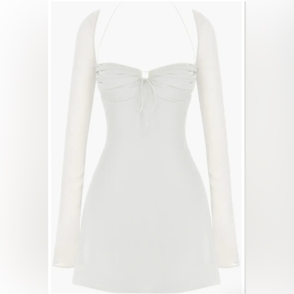 House of CB Babydoll Dress Georgette - Picture 2 of 7